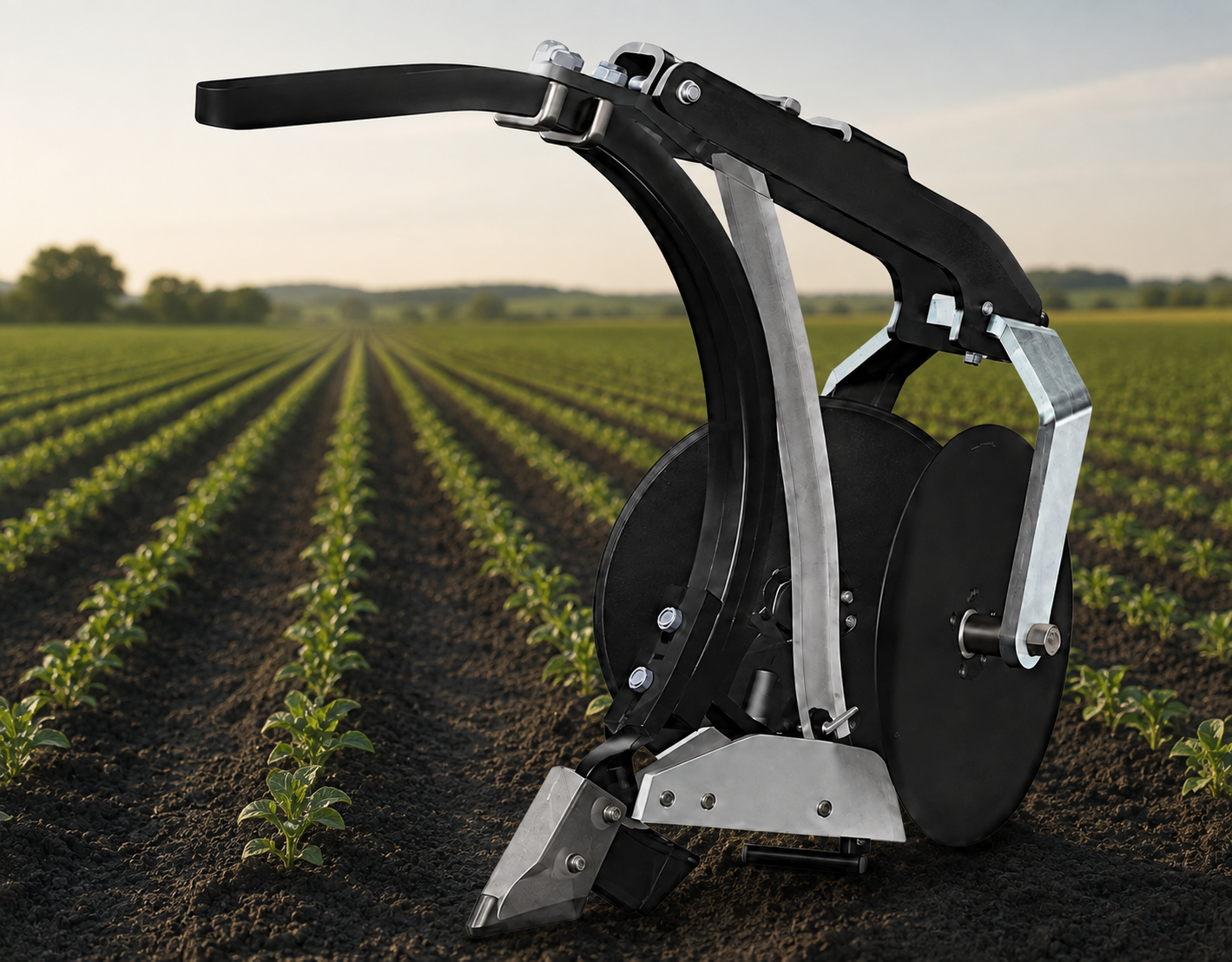 Anderson Disc Leveler in field setting